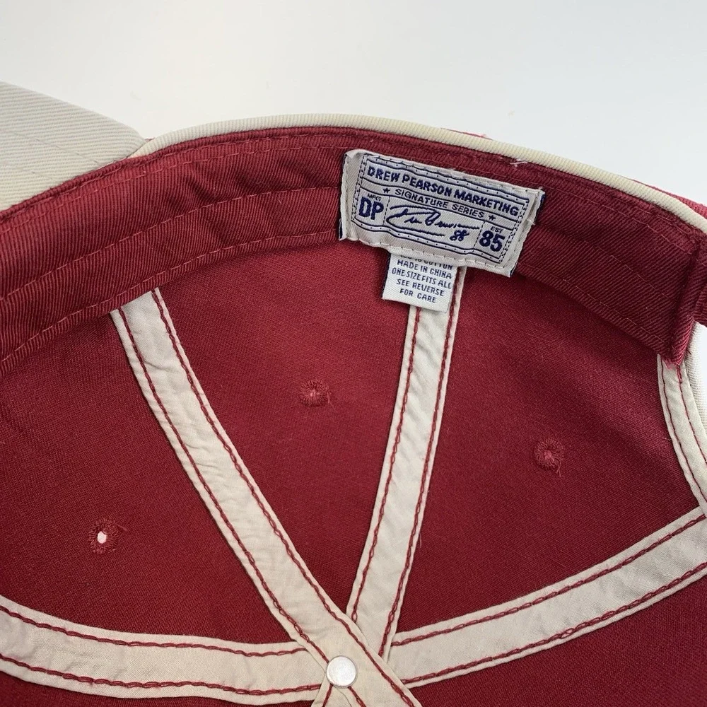 Oklahoma Sooners OU Hat Drew Pearson ESPN College GameDay Strapback Baseball Cap